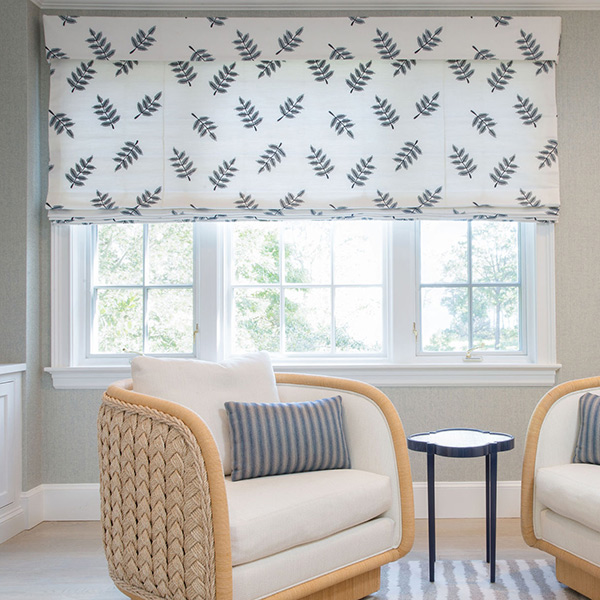 Nantucket Window Treatments - Roman Shades