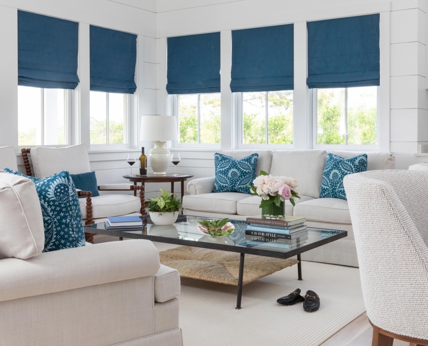 Nantucket_Window_Treatments_Roman_Shades_NWW_31 Nantucket Window Treatments - Window Shades by Nantucket Window Workroom